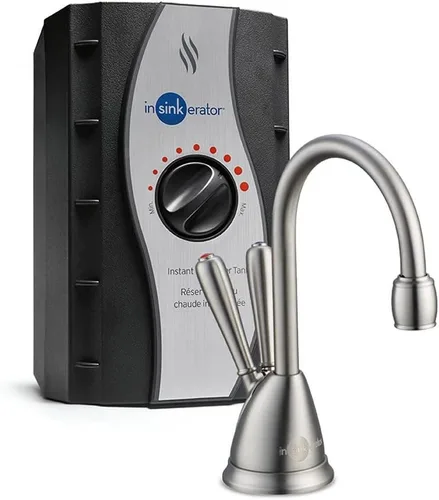 Vista 2 de InSinkErator Dispensador instantáneo de agua fría y caliente - Grifo y tanque, níquel satinado, HC-View-SN 10.00 x 11.50 x 0.00 pulgadas y sistema