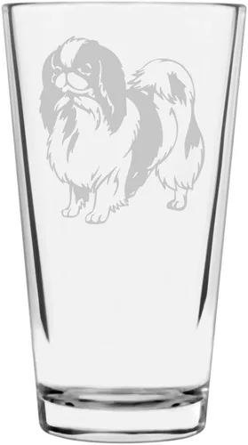 Vista 137 de Podenco Canario - Vaso de pinta de 16 onzas con temática de perro personalizado