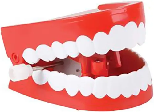 Vista 3 de The Dreidel Company Juguetes de dientes que muerden y parlotean los dientes para niños, recuerdos de fiesta de cumpleaños, regalos novedosos
