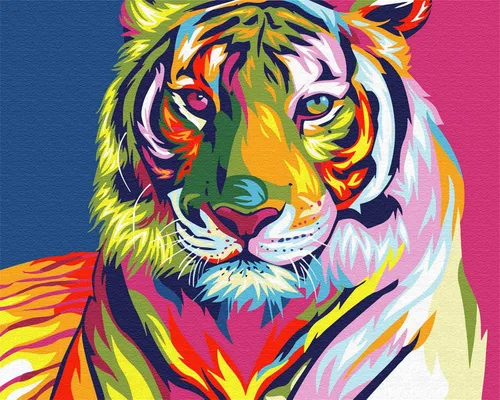 Vista 15 de Komking Pintura por números para adultos, niños principiantes, kits de pintura por números sobre lienzo, kits de pintura para manualidades, regalo