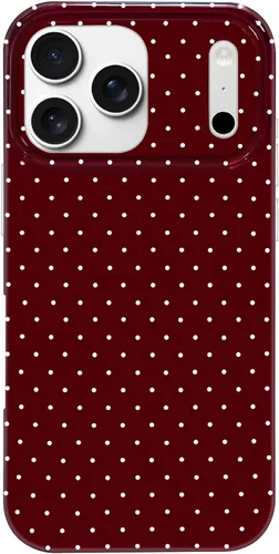 Vista 151 de Hython Funda para iPhone Air, diseño estético de lunares lindos, funda simple de 6.5 pulgadas, delgada, antiarañazos, parachoques de TPU suave, a
