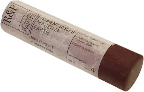 Vista 59 de R&F Handmade Paints - Pigmento profesional al óleo en barra, naranja lizarina, 6.4 fl oz