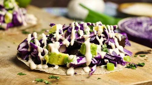 Vista 3 de Siete tortillas de harina de garbanzos, 7 onzas