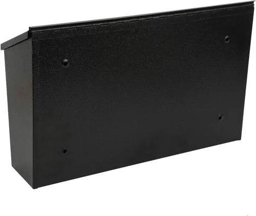 Vista 5 de KYODOLED Buzón de montaje en pared, buzón de correo de gran capacidad, caja de sugerencias de metal con cerradura, caja de papeletas con 50 tarjetas