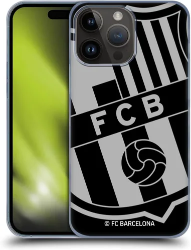 Vista 9 de Head Case Designs Funda rígida con licencia oficial del FC Barcelona Black Crest compatible con Apple iPhone 15 Pro Max