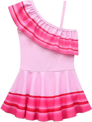 Vista 2 de Traje de baño de princesa para niñas, traje de baño de una pieza para cosplay