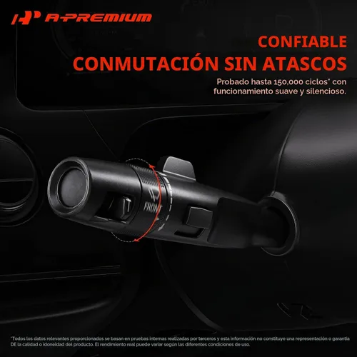 Vista 6 de Interruptor de señal de giro A-Premium, interruptor multifunción de atenuación de faros compatible con Toyota Corolla 1998-2002, RAV4 1998-2000