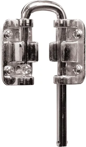 Vista 5 de Prime-Line Products U 9847 Cerradura de bucle para puerta corrediza de patio, cromo y Defender Security U 9846 Cerradura de bucle para puerta