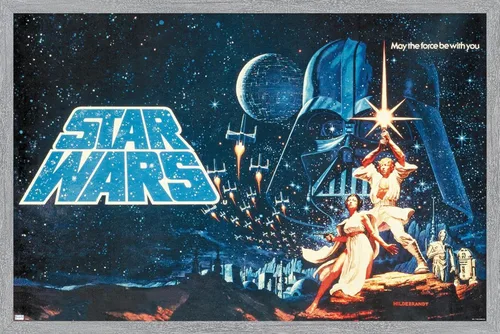 Vista 14 de Star Wars: A New Hope - Póster de pared horizontal, 34 pulgadas de largo x 22.4 pulgadas de ancho, versión premium sin marco