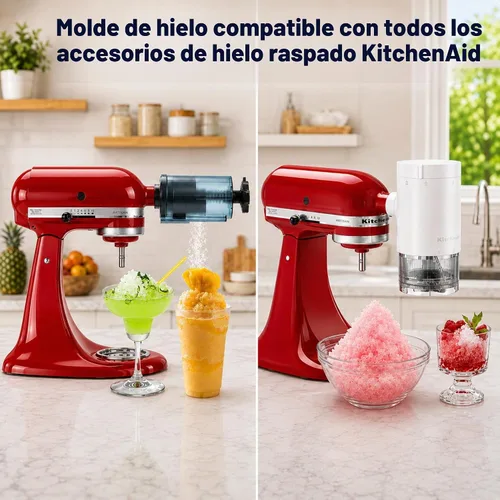 Vista 9 de 8 piezas de moldes de hielo accesorios para accesorios de hielo afeitado