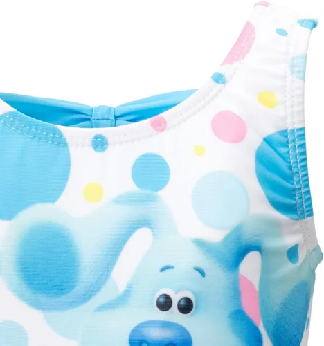 Vista 4 de Blue's Clues & You! Traje de baño de una pieza para niñas pequeñas