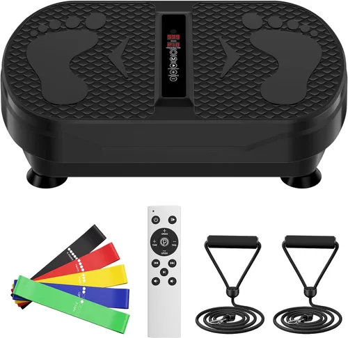 Vista 13 de Vibration Plate Exercise Machine, 130 Levels Full Body Workout Vibrating Plate for Lymphatic Drainage Weight Loss, 450 Lbs Capacity Shake Platform