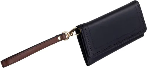 Vista 2 de Allzedream - Correa de muñeca de repuesto de cuero genuino para bolso de mano