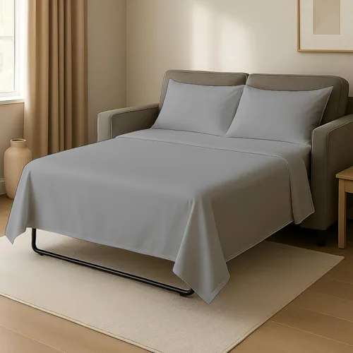 Vista 10 de Cottingon Sábanas individuales de 4 piezas para sofá cama individual, sábanas de sofá 100% microfibra cepillada, se adapta fácilmente a colchones