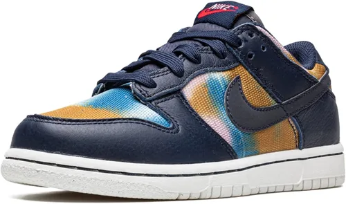Vista 4 de Nike Preescolar Dunk Low PS DM1052 400 Graffiti - Talla 15Y Azul marinoMulticolor azul marino multicolor 15 Little Kid