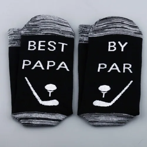 Vista 7 de LEVLO Calcetines de algodón para el Día del Padre para el Día del Padre, regalo de cumpleaños para el mejor papá