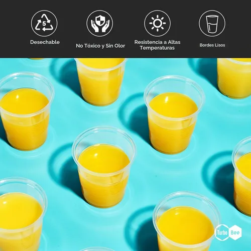 Vista 3 de Vasos de plástico desechables de 3 onzas, paquete de 500 unidades, vasos pequeños para enjuague bucal, vasos de muestra a granel para el hogar