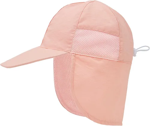 Vista 9 de Durio Sombrero de sol infantil con solapa para el cuello, protección solar UPF 50+, sombrero de verano para bebé, forro transpirable, sombrero
