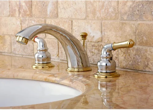 Vista 7 de Kingston Brass KB962 Magellan Grifo de baño extendido, centro ajustable de 8 pulgadas, latón pulido