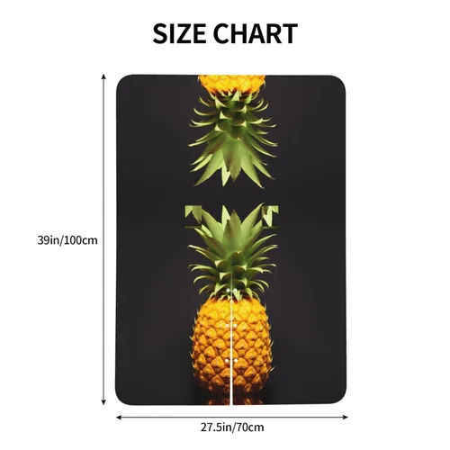 Vista 5 de Baby Car Seat Canopy Cover for Mom, Soft Breathable Nursing Breastfeeding Covers Multi Use Stroller Sun Shade Newborn Shower Gift，Yellow Pineapple