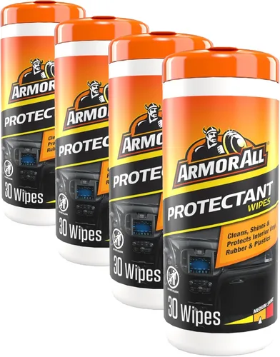 Vista 9 de Armor All Toallitas protectoras para automóvil, vinilo, goma, plástico