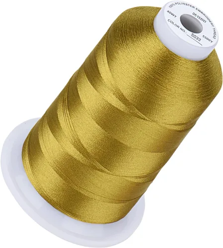 Vista 89 de Simthread 5500 yardas de hilo de bordar, 5000M de alto rendimiento 40WT 100% hilo de poliéster – 170+ colores vívidos, clasificado de alta velocidad