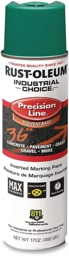 Vista 49 de Rust-Oleum 203035-12PK Pintura en aerosol invertida industrial a base de agua, 17 onzas, naranja alerta APWA, paquete de 12 unidades APWA Alerta