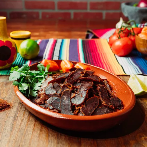 Vista 5 de Vacadillos Paquetes de bocadillos de carne seca Carne Seca, Habanero paquete de 3