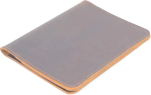 Vista 2 de JJNUSA Funda compatible con Rocketbook Mini Cover Smart Business hecha a mano de cuero genuino envejecido, funda para cuaderno portátil para Marrón