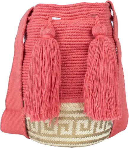 Vista 3 de Premium Wayuu Bag - 100% Original Colombian Mochila Wayuu - HandMade - Crocheted Tote Bag - Hand Woven