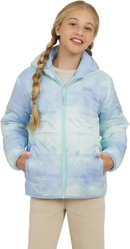 Vista 8 de Eddie Bauer Deer Harbor - Chaqueta acolchada reversible con forro de piel sintética para niñas Rubor