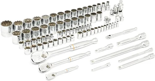 Vista 3 de GEARWRENCH 83 Pc. 1/4, 3/8 ", 1/2" 90 dientes SAE/métrica Juego de herramientas mecánicas con bandeja de espuma EVA - 86529