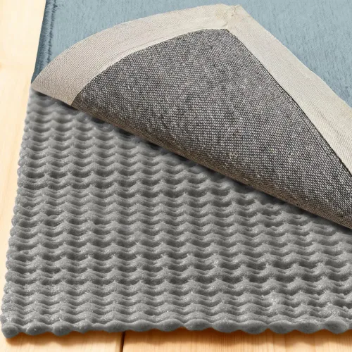 Vista 11 de GORILLA GRIP® Almohadilla de agarre gruesa de doble cara para suelos de madera dura, transpirable, antideslizante y antideslizante debajo de la Beige