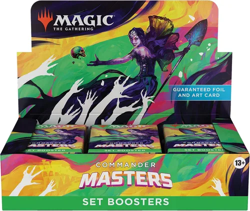 Vista 6 de Magic The Gathering Commander Masters Caja de refuerzo de Set Booster - 24 paquetes (360 tarjetas mágicas)