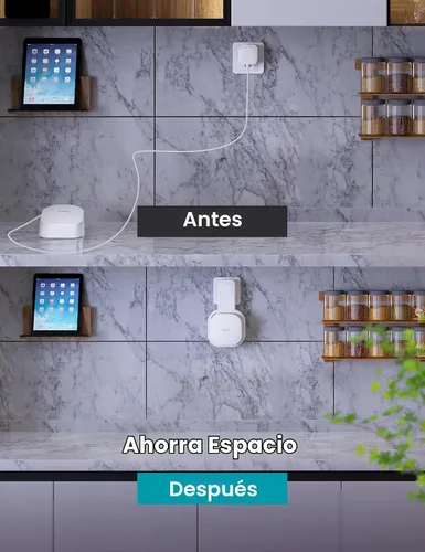 Vista 8 de DG-Direct Soporte de montaje en pared para eero 6 y eero 6+ Router Mesh Wi-Fi System, sin cables desordenados, soporte de montaje de pared para eero