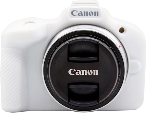 Vista 9 de Rieibi Funda EOS R50, funda protectora de silicona esmerilada para cámara Canon EOS R50 EOSR50, funda ligera para cámara EOS R50 - Camuflaje
