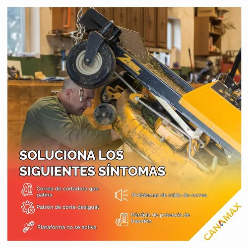 Vista 8 de Canamax 144959 - Cinturón de cubierta de cortacésped – Cable de aramida de 1/2 pulgadas x 95 pulgadas – para cubierta Craftsman LT3000 DLT3000