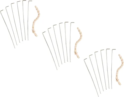 Vista 9 de HIC Kitchen Kit de lacer de pavo de vacaciones para asar, cordel de carnicero de algodón, pasadores de acero inoxidable reutilizables, para enroscar