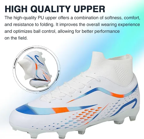 Vista 2 de CBUSTER Tacos de fútbol para hombre y mujer, tacos de fútbol para niños, AGFG
