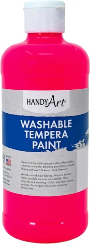 Vista 43 de Handy Art Little Masters - Pintura lavable, 16 onzas, color negro Bright & Mixable, High Opacity, Washable Colors for Classroom, Students, Kids