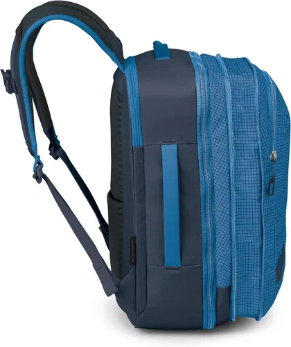 Vista 3 de Osprey Transporter 26+6 Travel Pack, Blue OS Llama azul