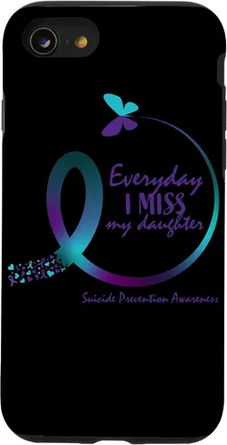 Vista 18 de Loving Memory Daughter Suicide Awareness Prevention Phone Case for iPhone 17