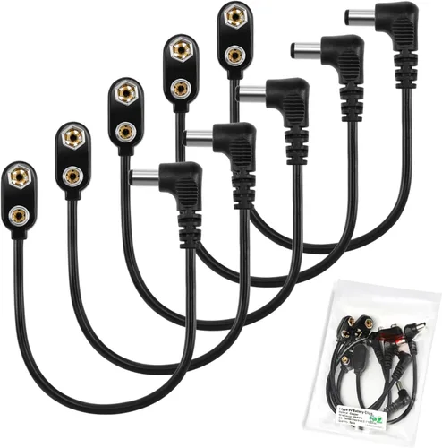 Vista 16 de CHANZON Conector de clip de batería de 9 V, soporte de carcasa de cuero tipo I y cable UL de plomo desnudo paquete de 20 piezas kit para Arduino 1)