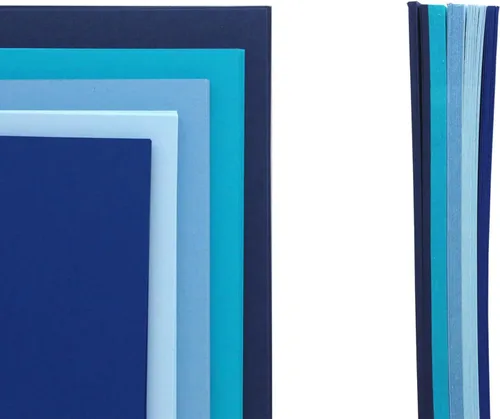 Vista 6 de PA Paper Accents - Paquete de cartulina de 12 x 12 pulgadas, color azul, para hacer tarjetas, álbumes de recortes, impresión, quilling y Azules