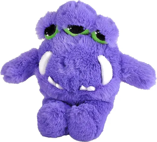 Vista 4 de Wild Republic Monsterkins Grom Jr, animal de peluche, 8 pulgadas, regalo para niños, juguete de peluche, hecho de botellas de agua recicladas