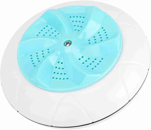 Vista 7 de Mini lavadora portátil Turbo para viajes de lavandería doméstica (verde)