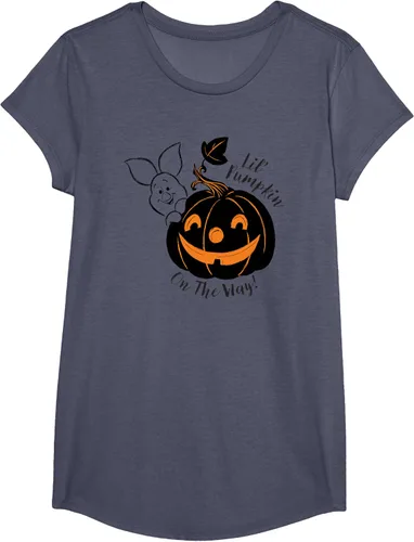 Vista 12 de Disney Camiseta de Halloween Winnie the Pooh Lil' Pumpkin on the Way, Blanco, S
