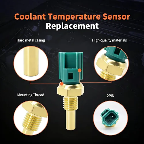 Vista 4 de HiSport Sensor de temperatura del refrigerante del motor – Compatible con Chevy Ford GEO GMC Jaguar Kia Lexus Lincoln Mazda Pontiac Suzuki Toyota