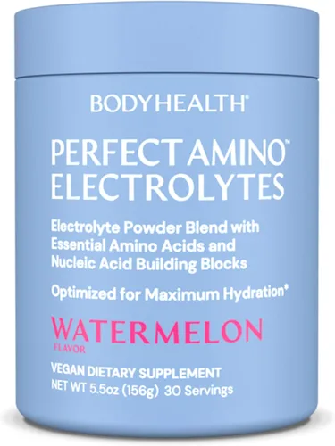 Vista 13 de BodyHealth PerfectAmino Polvo de Electrolitos Sin Azúcar, Hidratación Ayuno Keto Cero Azúcar Mezcla de Bebida de Electrolitos con Minerales Traza