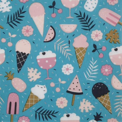 Vista 10 de Zelten Servilletas de papel de colores (rosa telar)
